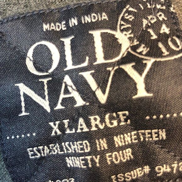 Old Navy Dk Gray Pullover Collared Shirt- XL - Picture 7 of 8